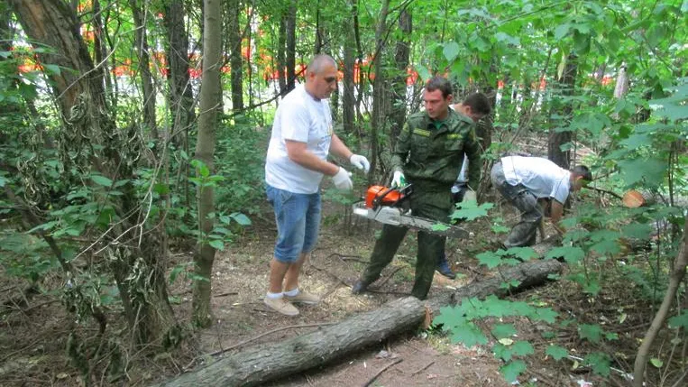 Жители Балашихи собрали свыше 30 кубометров бытовых отходов в парке во время субботника