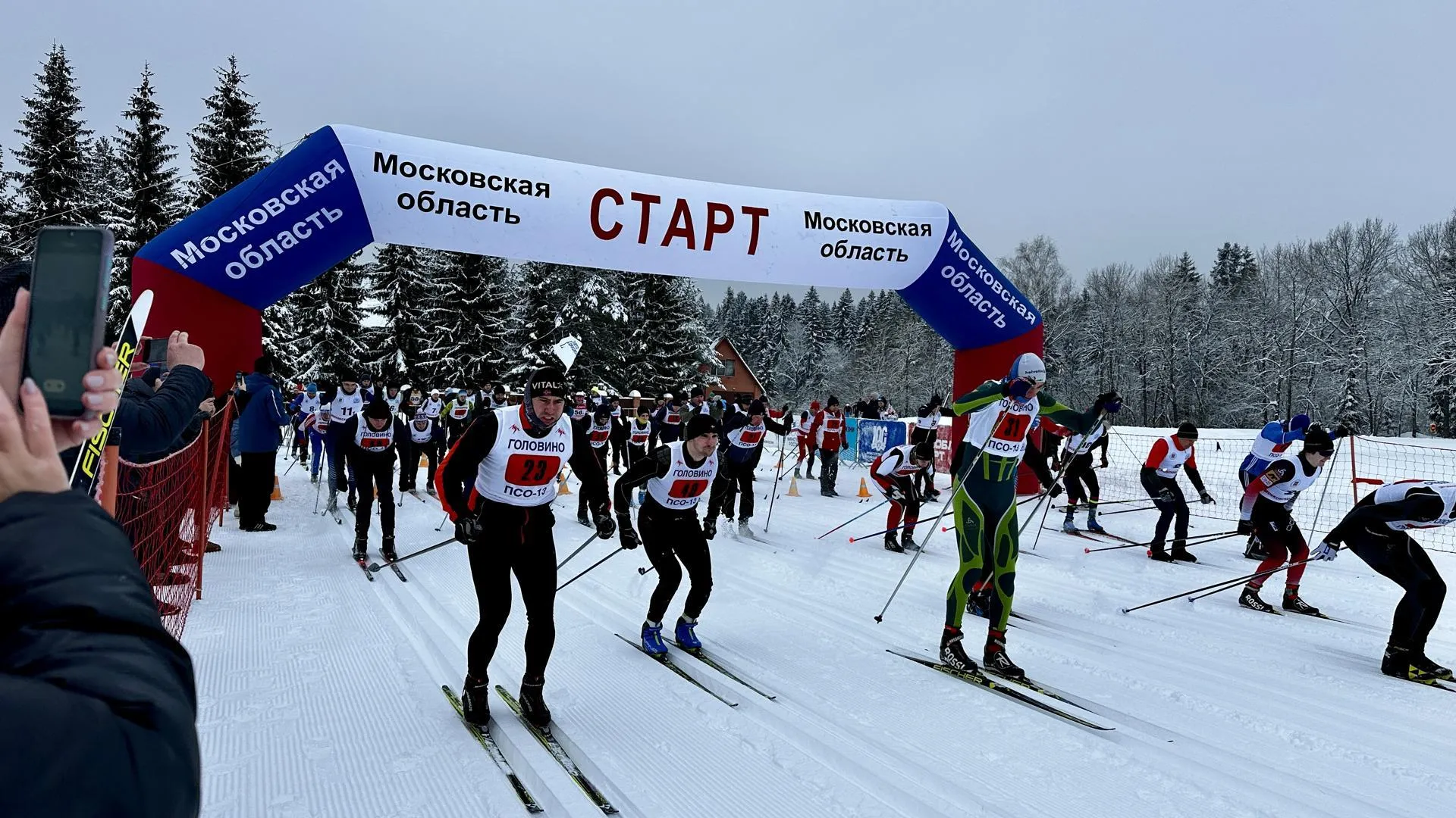 Энергетики Подмосковья приняли участие в соревнованиях по лыжным гонкам «Трудовая лыжня»
