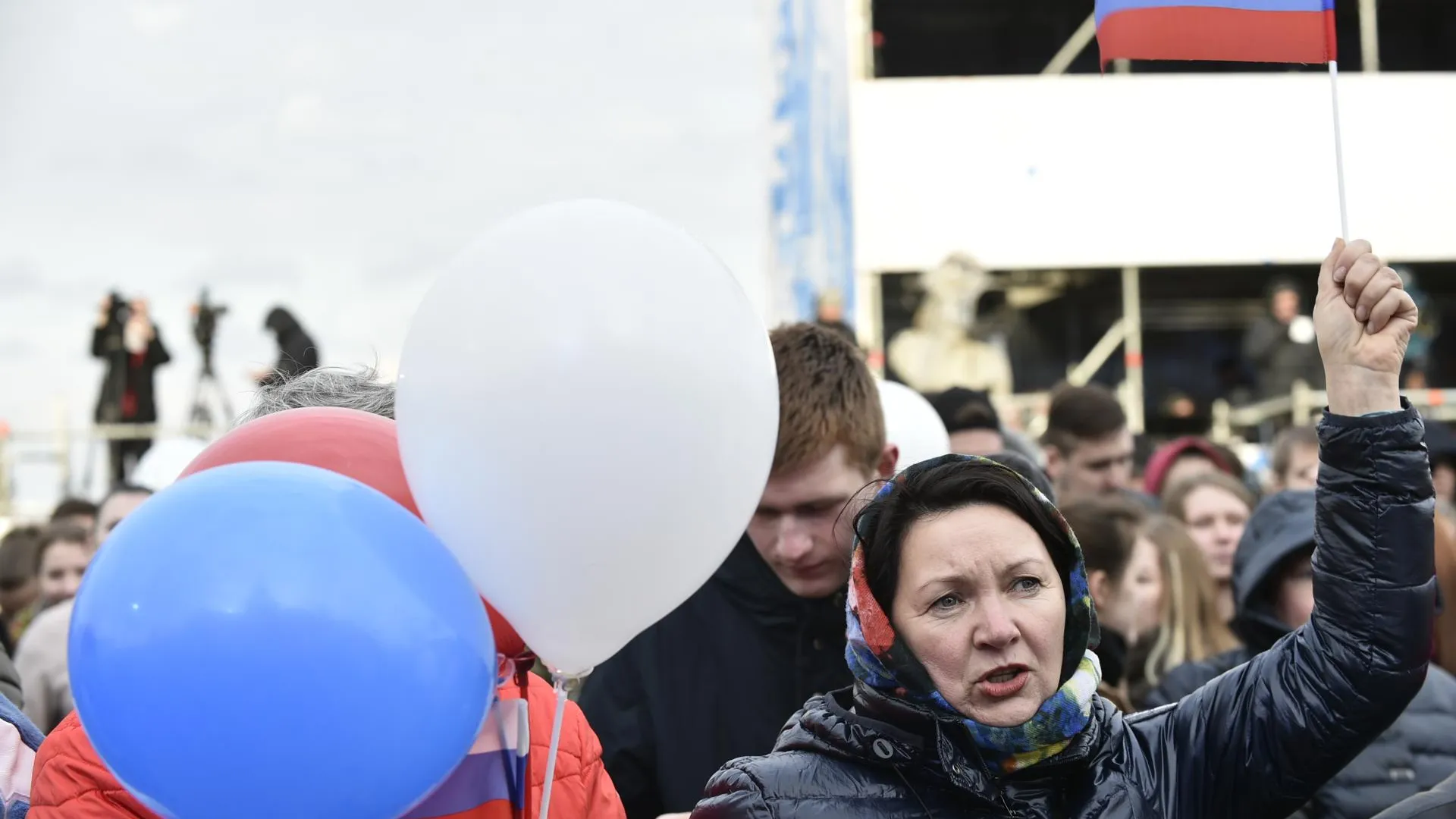 В Королеве отметили пятилетие присоединения Крыма к России