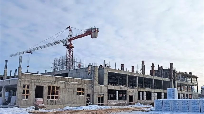 Строительная готовность школы в Истре составляет 15%