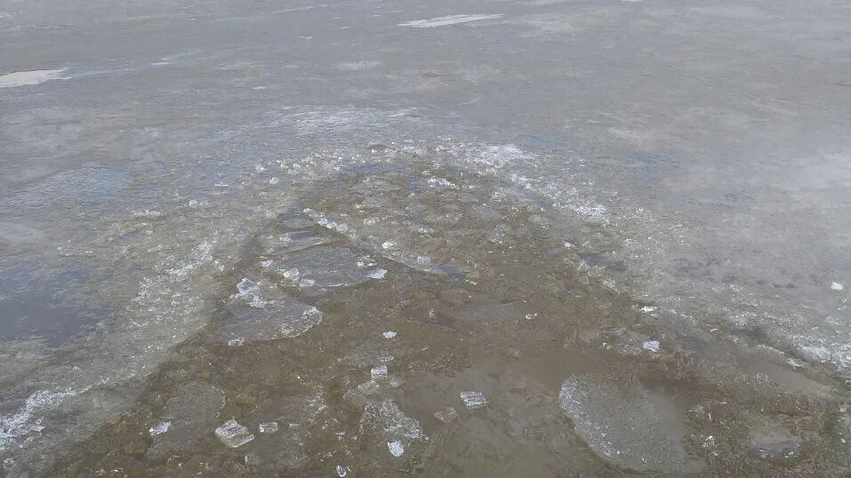 Жителей Подольска просят не выходить на тонкий лед водоемов