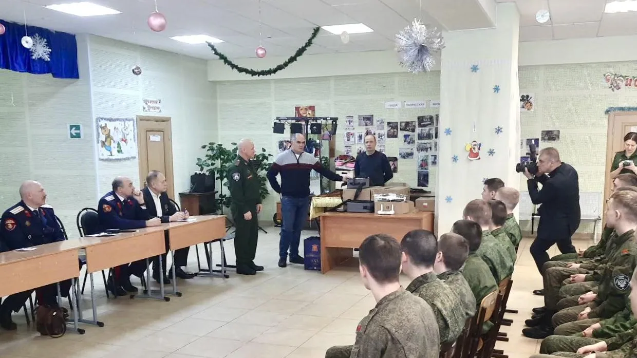 В Рузском казачьем кадетском корпусе прошла встреча с ветеранами и бойцами СВО