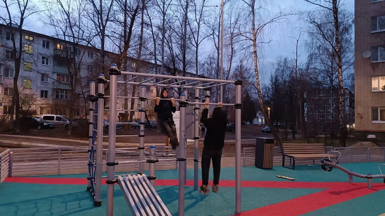 В Егорьевске завершили работы по обустройству детских и спортивных площадок
