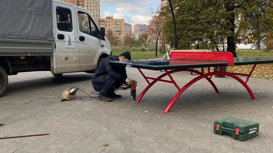 В Реутове установили мультипогодные теннисные столы