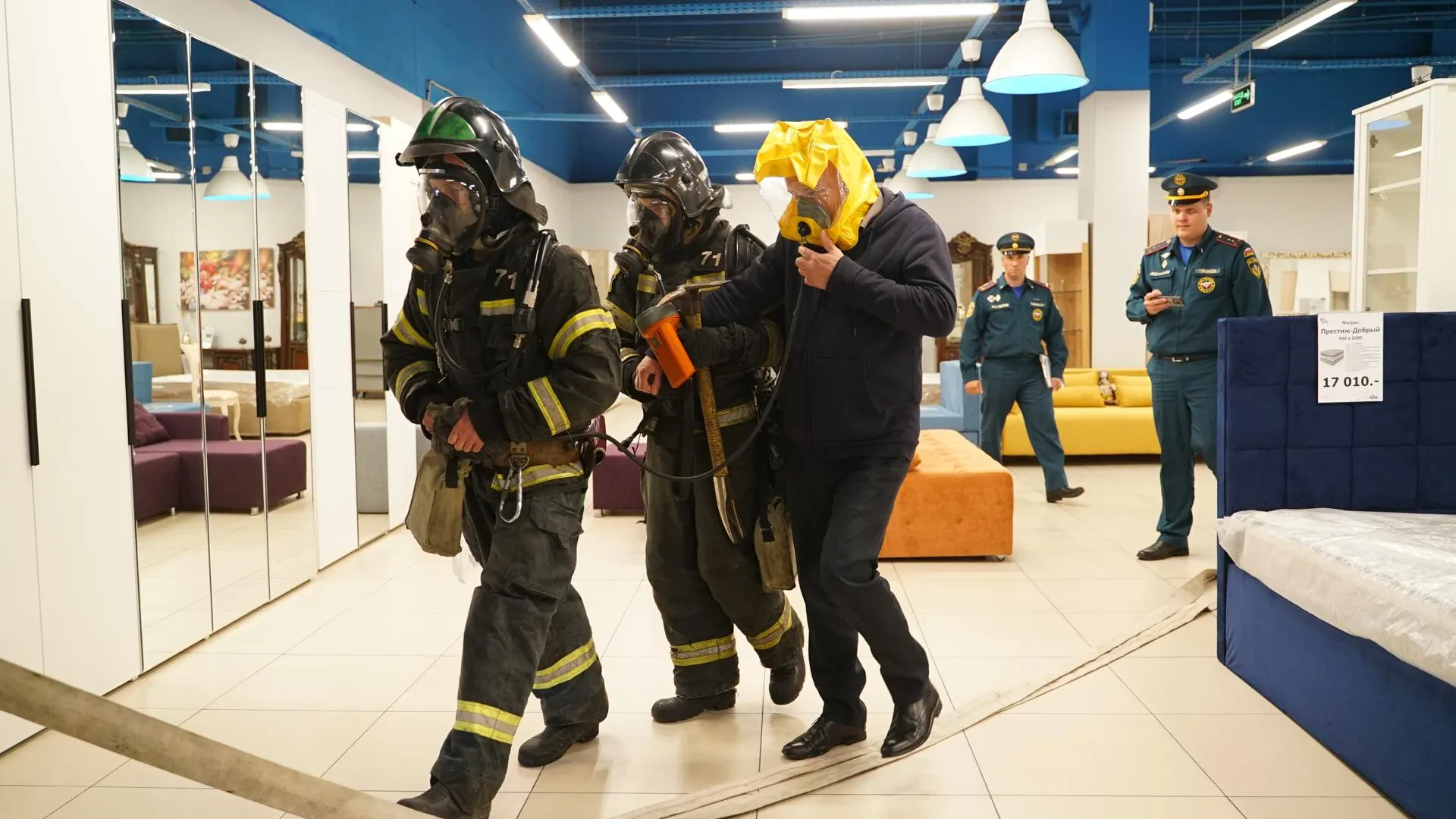 В Химках 16 сентября провели тренировку по эвакуации