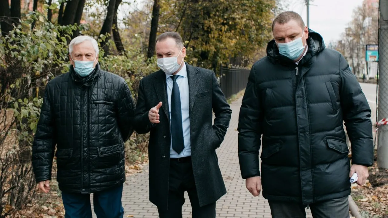 Глава Ленинского округа проинспектировал объекты благоустройства в Видном
