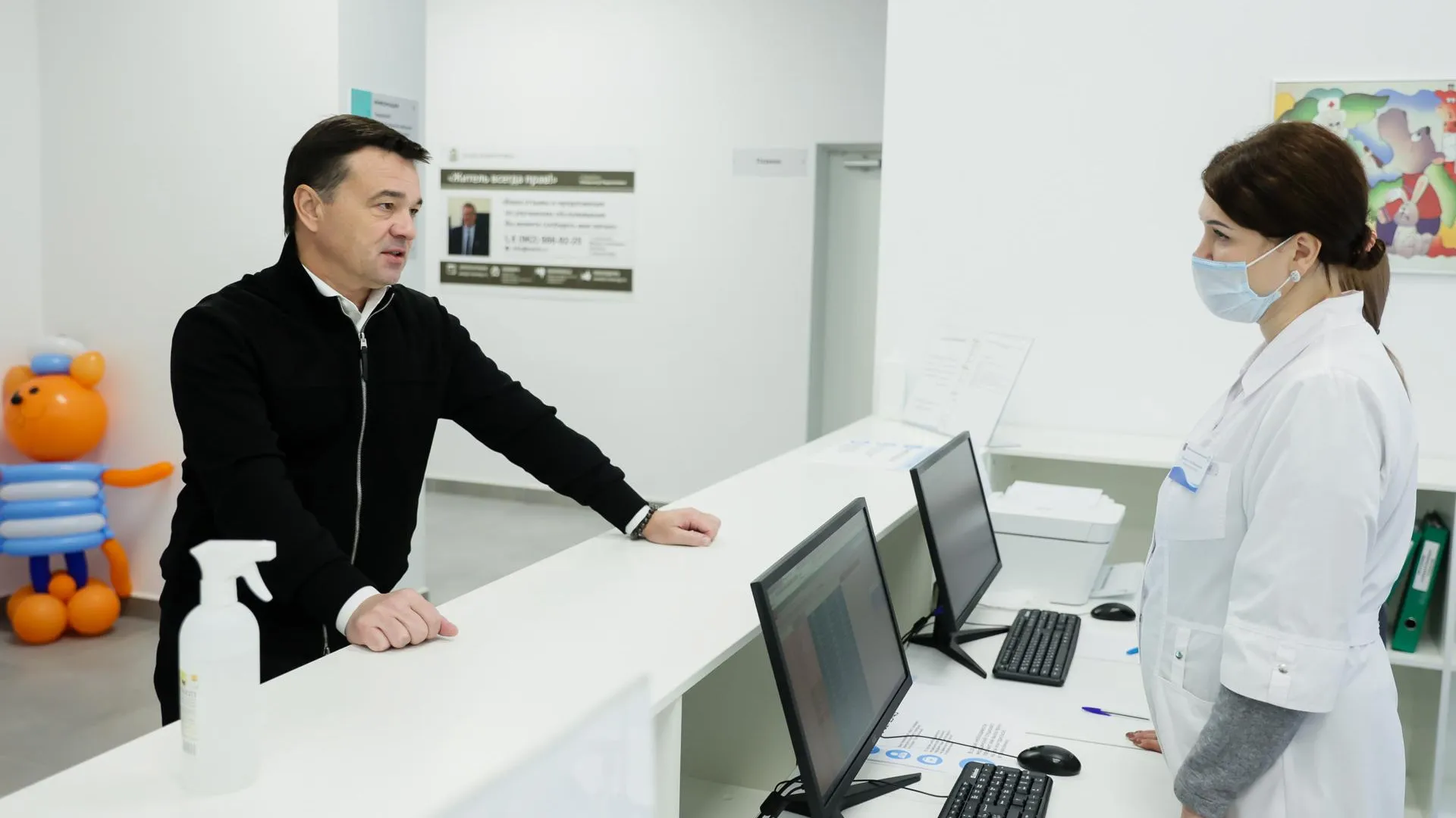 Андрей Воробьев: 100 КТ и 48 МРТ работают в медучреждениях Подмосковья
