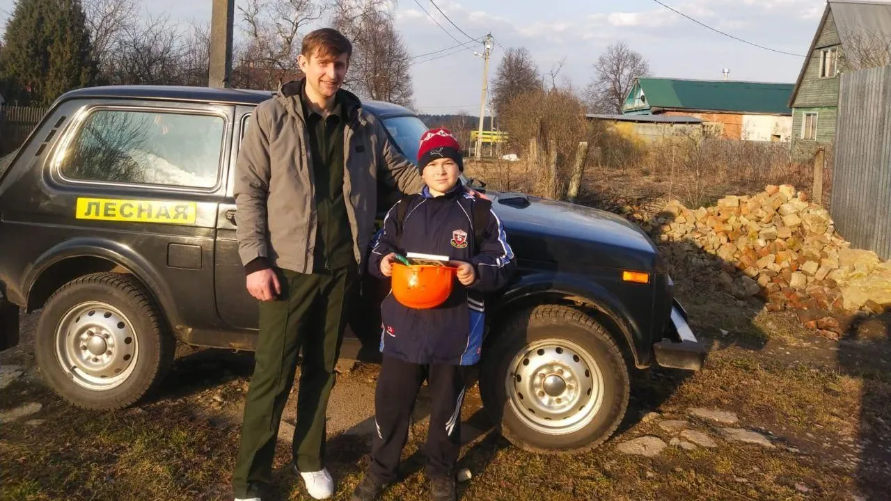 Третьеклассник помог спасти лес в Сергиево‑Посадском округе от пожара