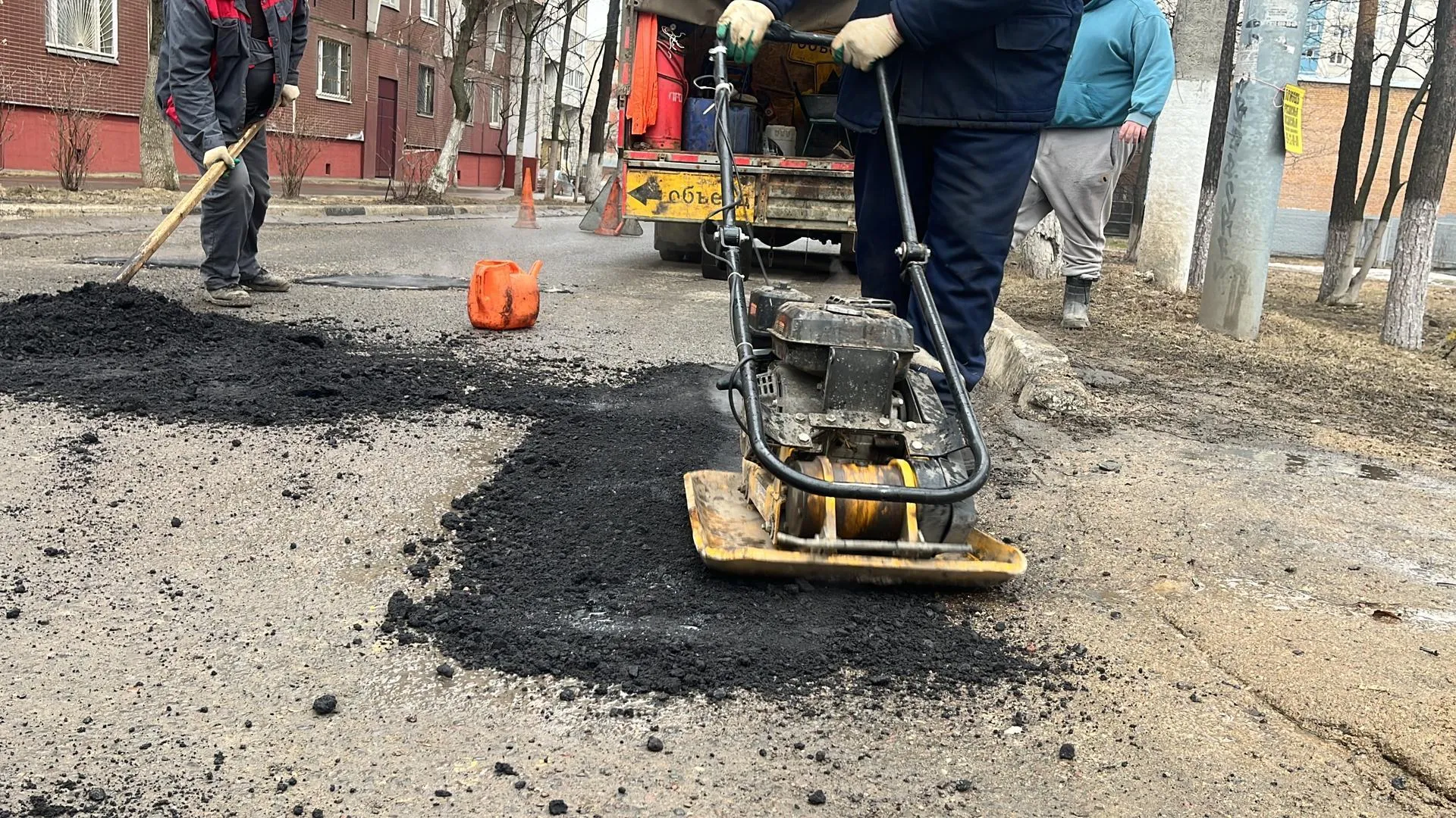 В Балашихе отремонтировали дорогу на Московской улице