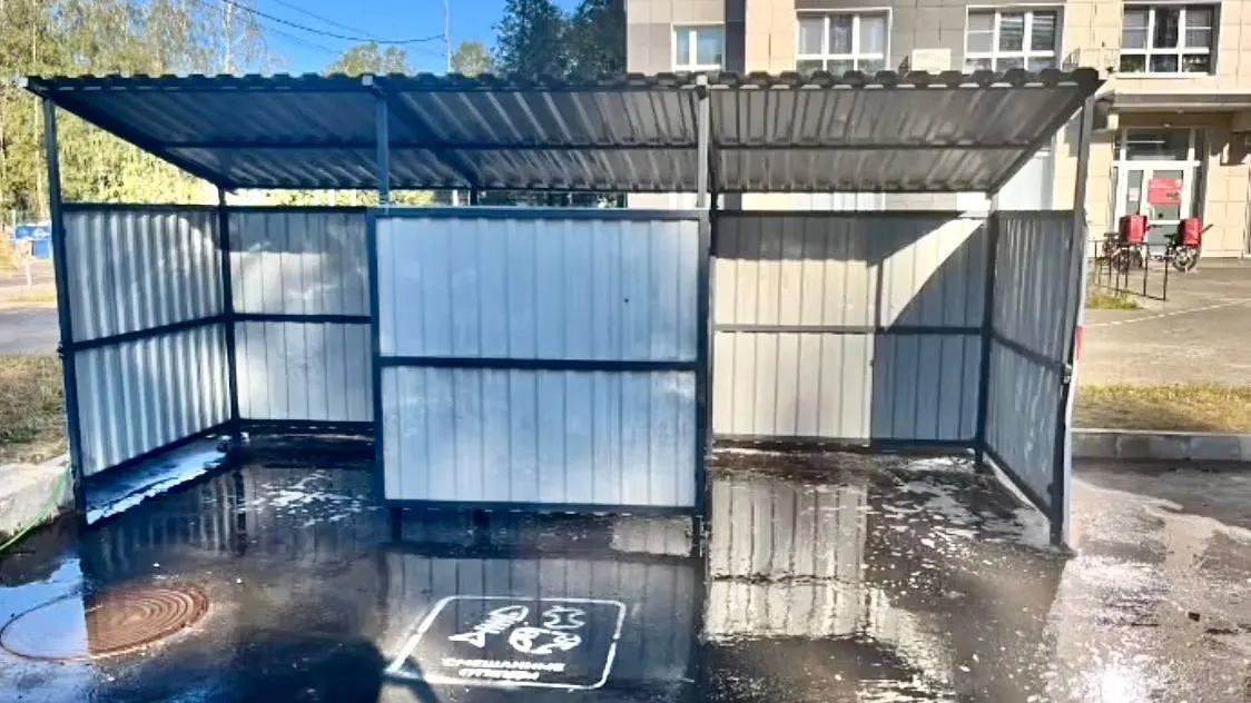Более 9,5 тыс контейнерных площадок Подмосковья с мая промыли моющими средствами