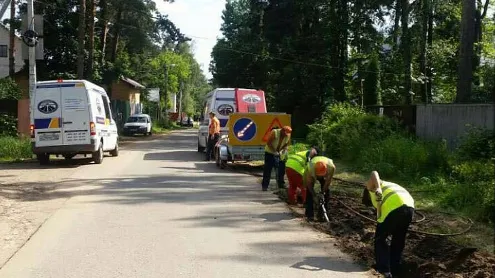 Более 30 кв м тротуаров восстановили в Люберцах за неделю