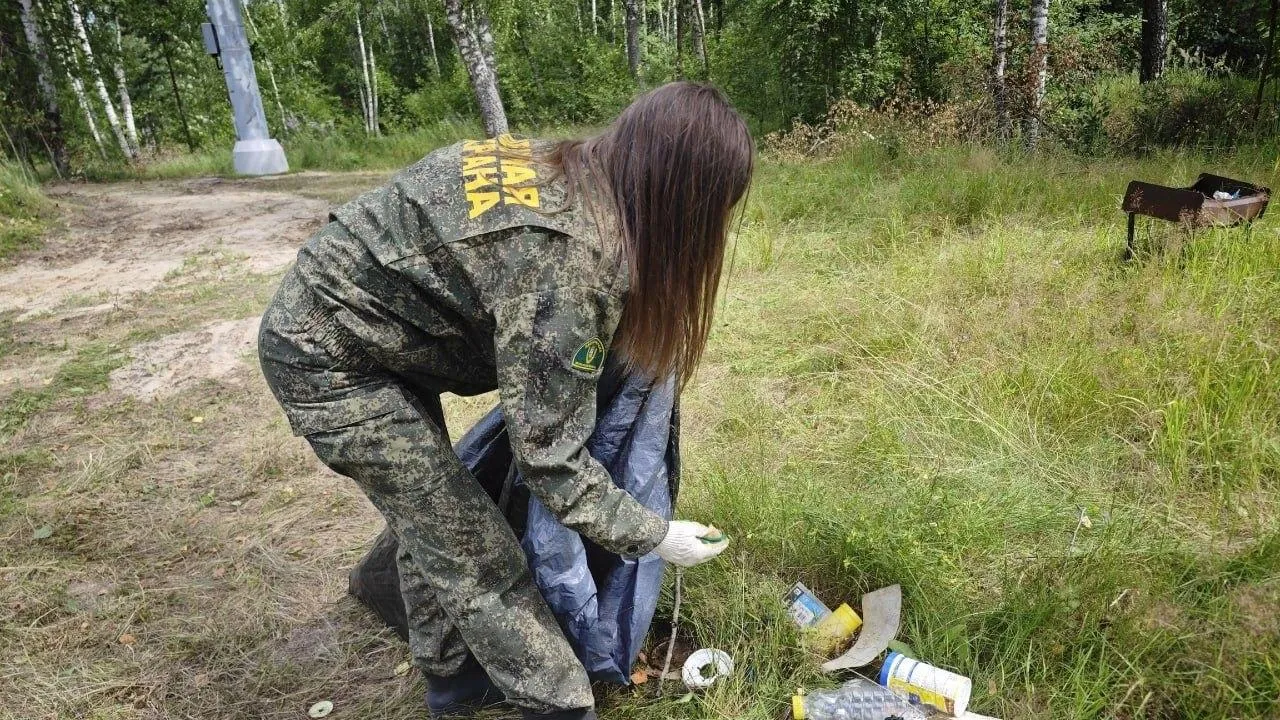 Лесная охрана Орехово-Зуева с начала года убрала более 4 куб м бытового мусора