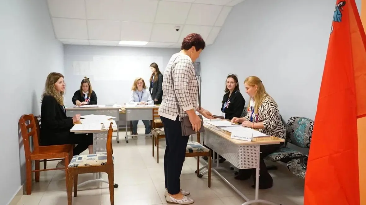 Заслуженный мастер спорта Ирина Худорошкина проголосовала на выборах в Химках