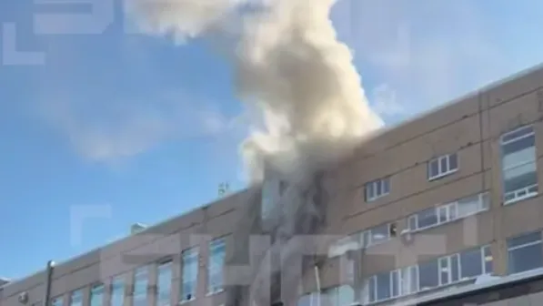 Пожар произошел в здании редакции «Известий» в Москве