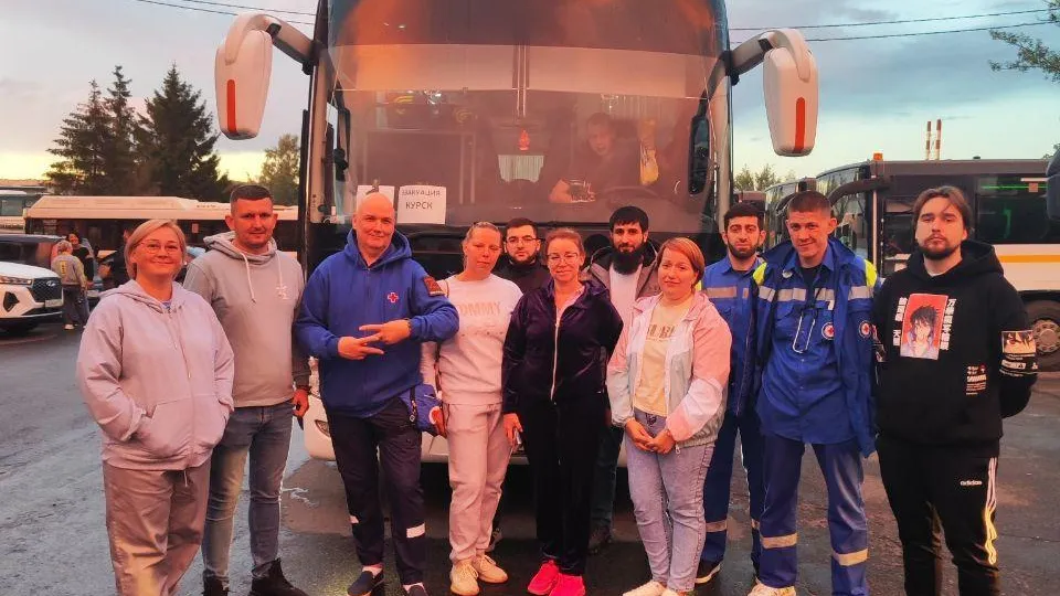 Сотрудники скорой помощи Долгопрудного работают в Курске