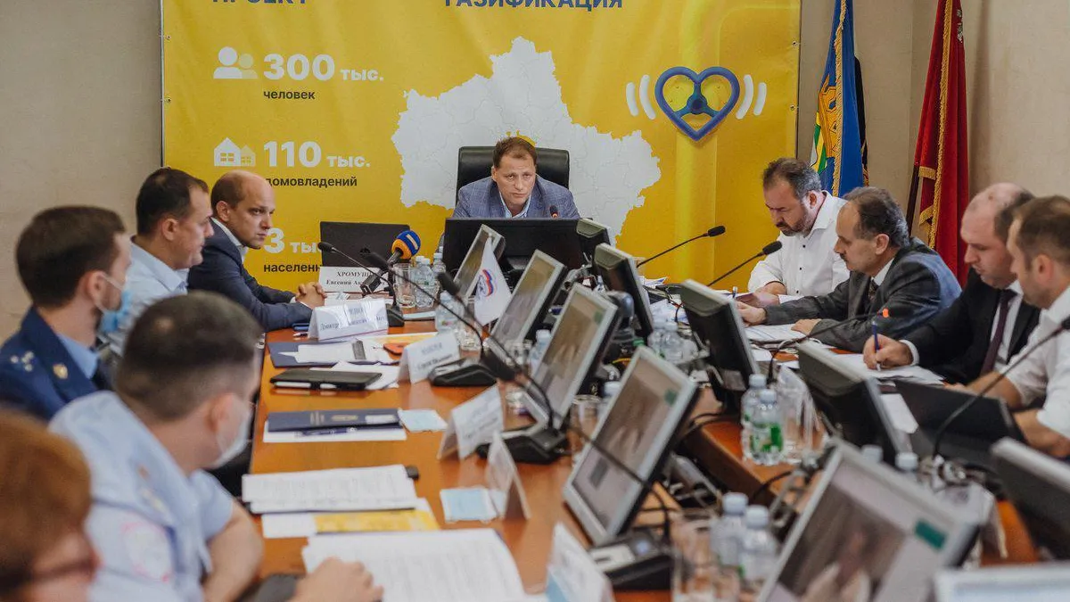 Евгений Хромушин провел в Ленинском округе заседание облштаба по соцгазификации