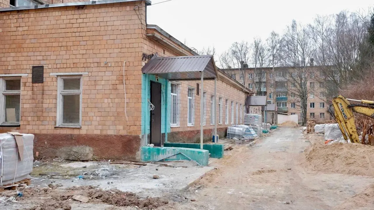 В Красногорске продолжается капремонт детского сада на улице Циолковского