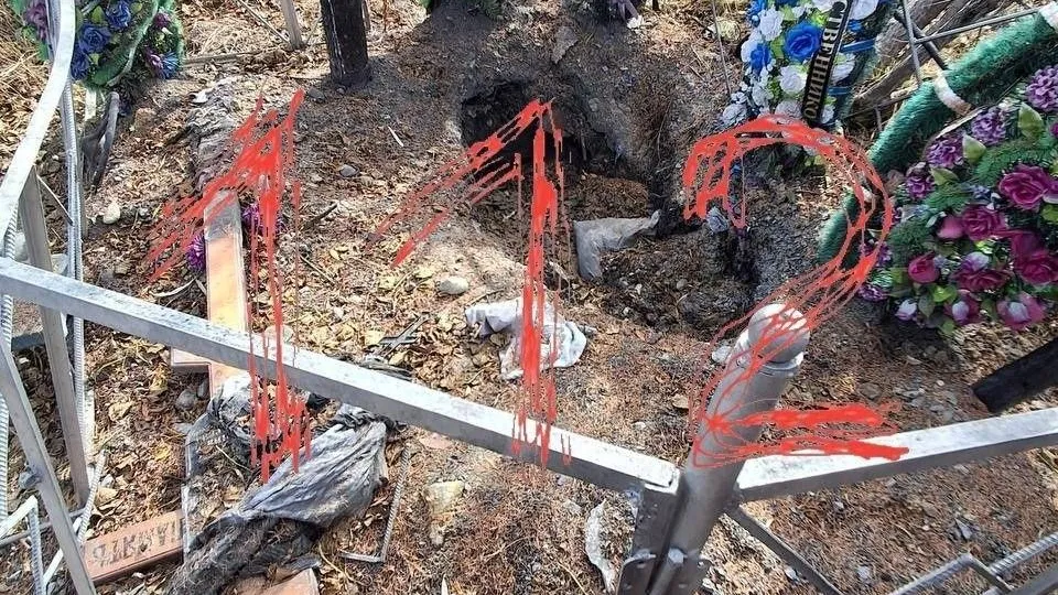 В Магадане гигантский медведь ворует трупы из могил и уносит в лес