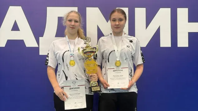 Бадминтонистки из Одинцова выиграли первенство России в Казани