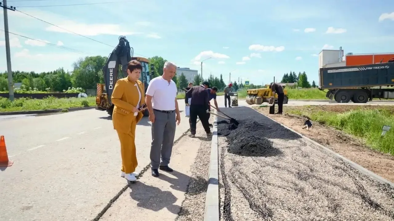 В Волоколамске обустроят тротуар к концу июня