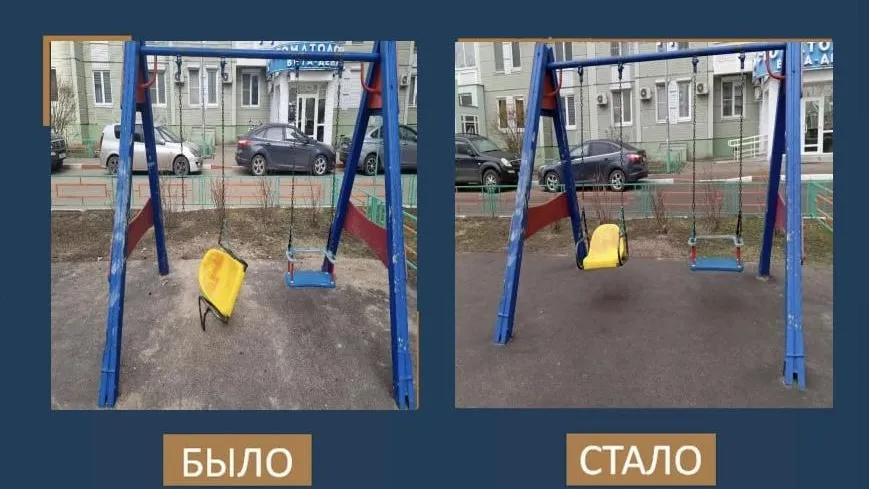 Свыше 1,7 тыс недочетов в содержании детских площадок устранили в Подмосковье