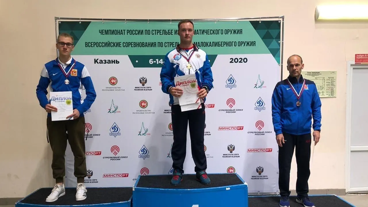 Подмосковные спортсмены стали призерами чемпионата России по пулевой стрельбе
