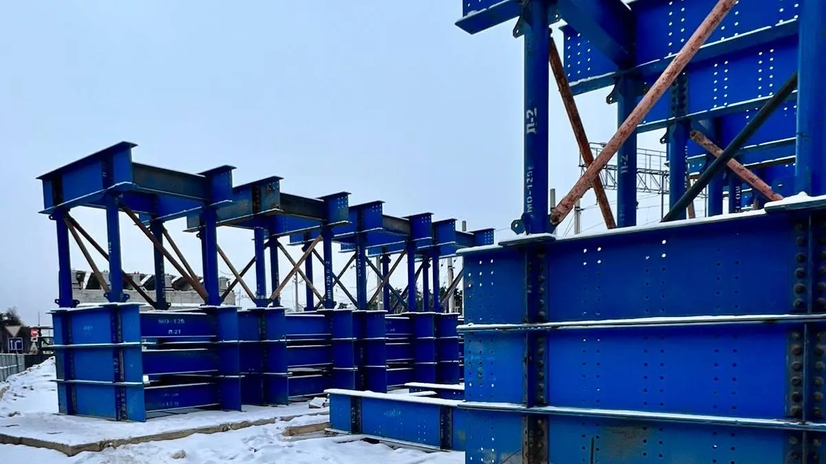 В Раменском началась подготовка к сборке пролетного строения путепровода