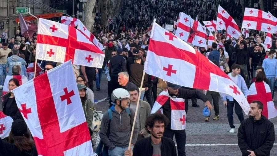 В Тбилиси начались массовые протесты