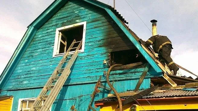 В Ступине потушили пожар в жилом доме