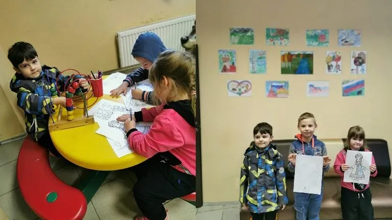 Патриотическая выставка детских рисунков открылась в центральном офисе МФЦ Подольска