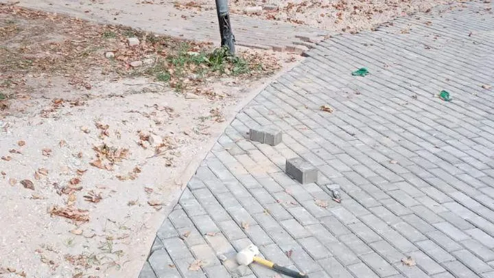 Ремонт покрытия начался на бульваре Ветеранов в Чехове