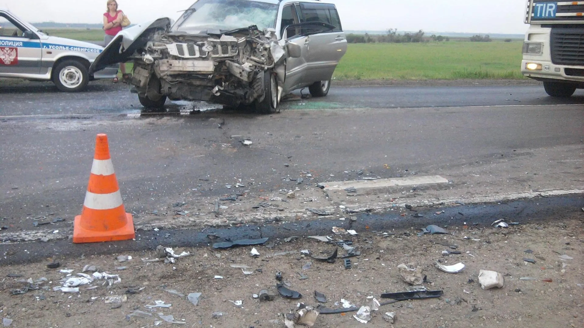 Столкновение автобуса и легкового автомобиля в Серпухове обошлось без пострадавших