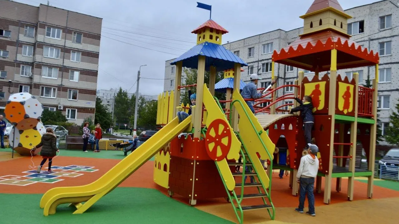 Новую детскую площадку открыли в Электрогорске
