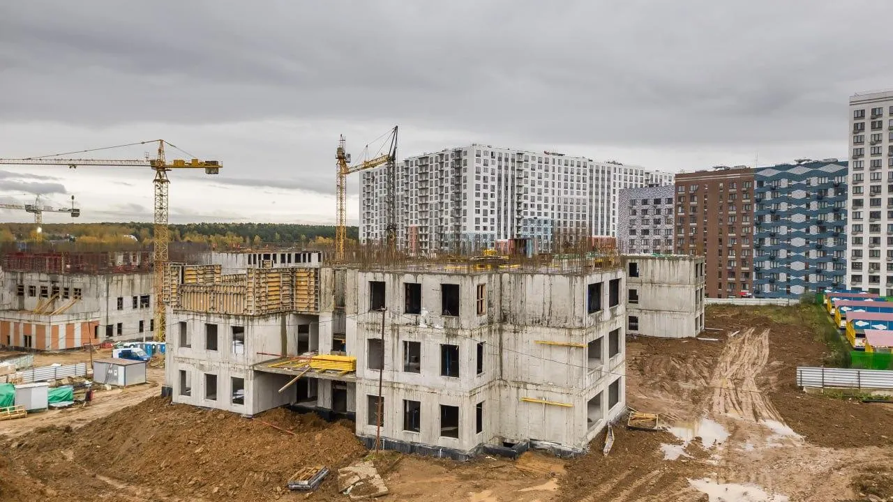 В ЖК «Эко Видное 2.0» в Ленинском округе завершаются монолитные работы детского сада