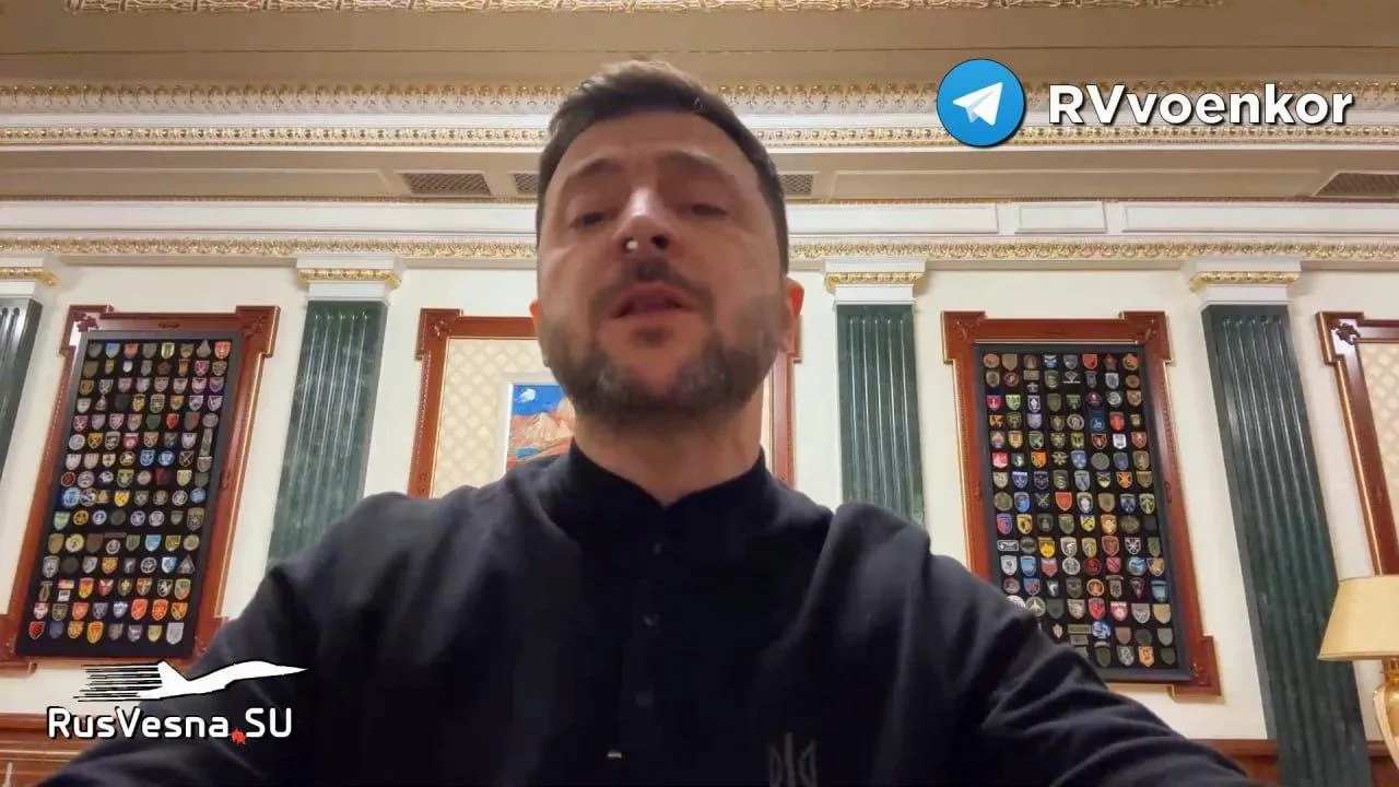 Зеленский продолжил речь после выпадения неизвестного объекта из носа