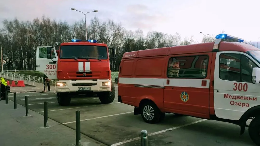 Учения по пожарной безопасности прошли в гипермаркете «Глобус» Щелкова
