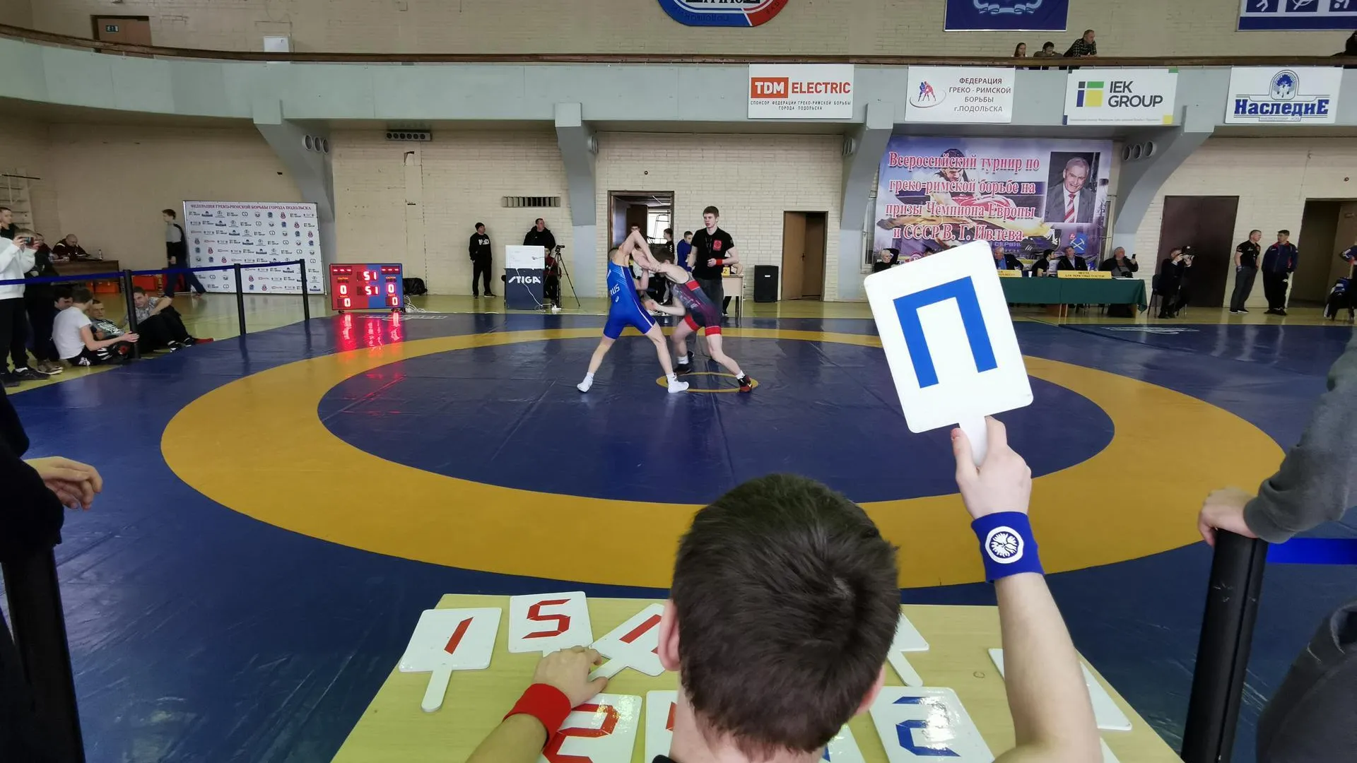 Три олимпийских чемпиона открыли турнир Ивлева по греко‑римской борьбе в Подольске