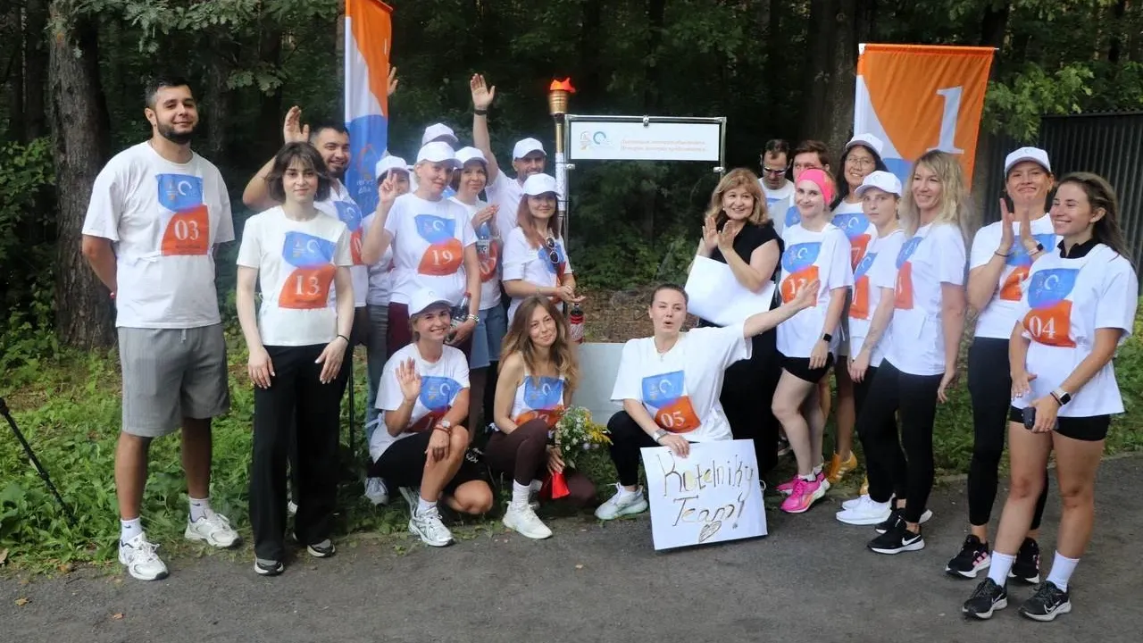 Врачи Подмосковья провели эстафету в Мытищинском лесопарке