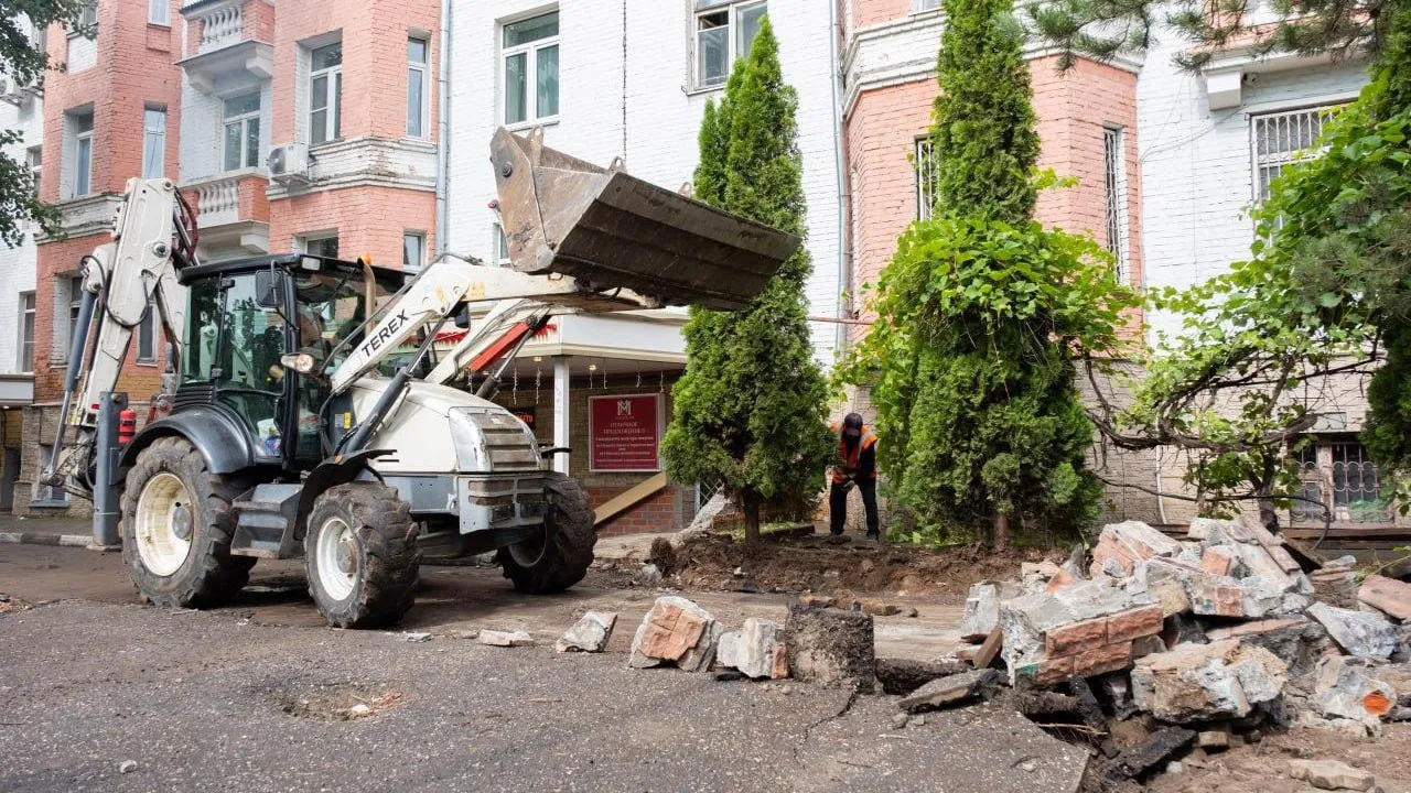 В Лыткарине продолжается благоустройство центральной улицы