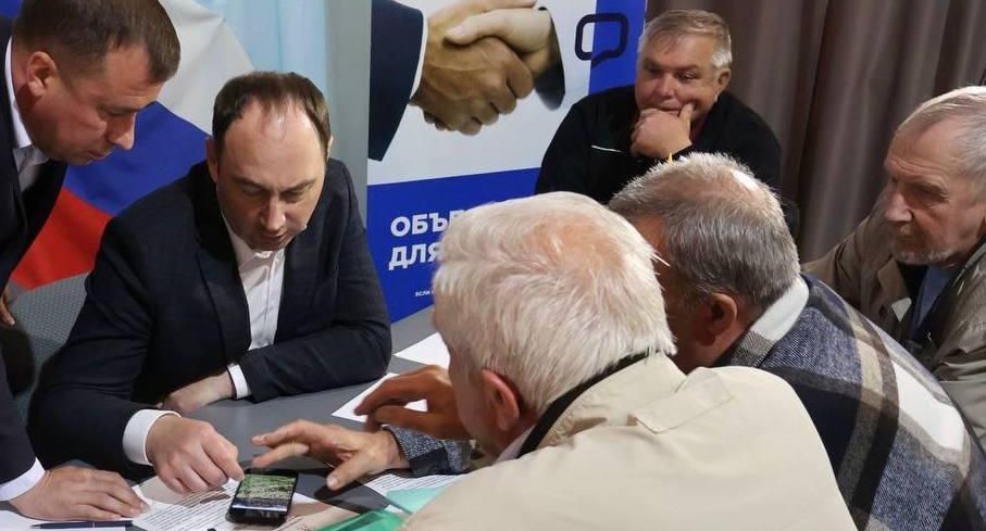 Жители деревни в Ступине обсудили вопросы в формате выездной администрации
