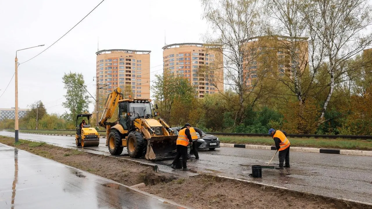 В Левобережье в Дубне завершился ямочный ремонт дорог