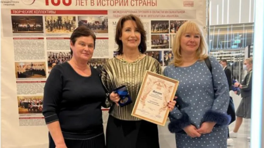 Директор хоровой школы Красногорска удостоена награды в области музыкальной педагогики