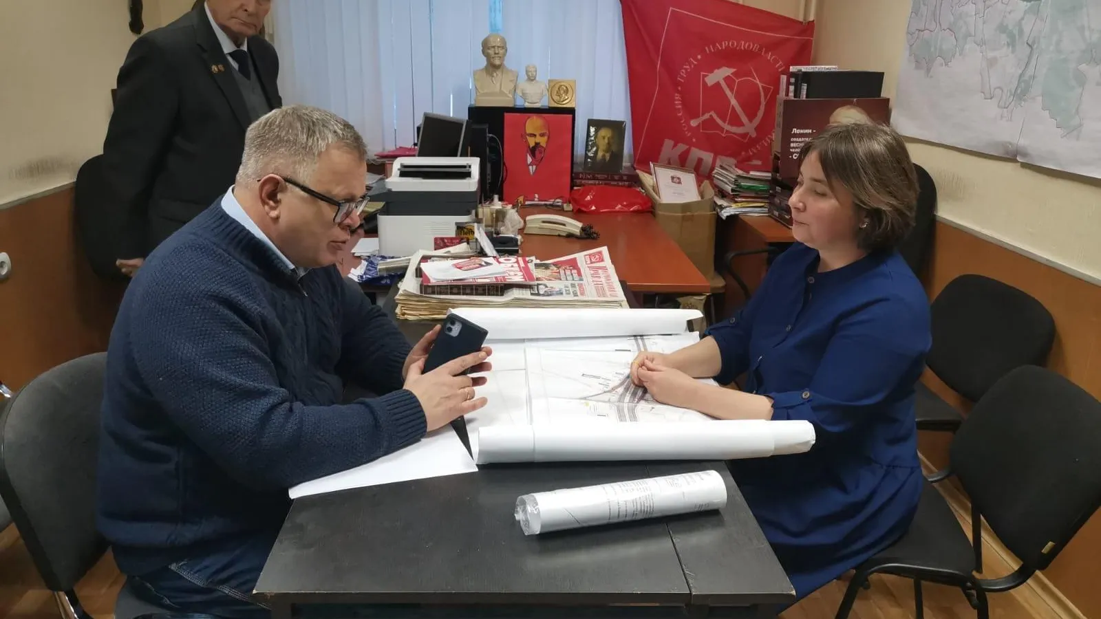 Зампред Мособлдумы Наумов провел прием граждан в Ленинском округе