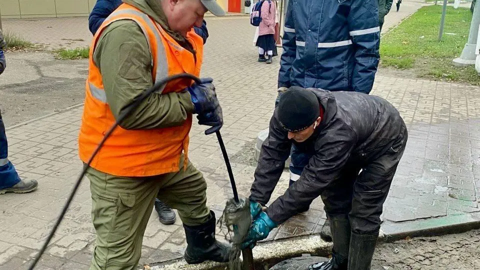 Более 22 т отходов достали из канализации специалисты Мособлводоканала в октябре