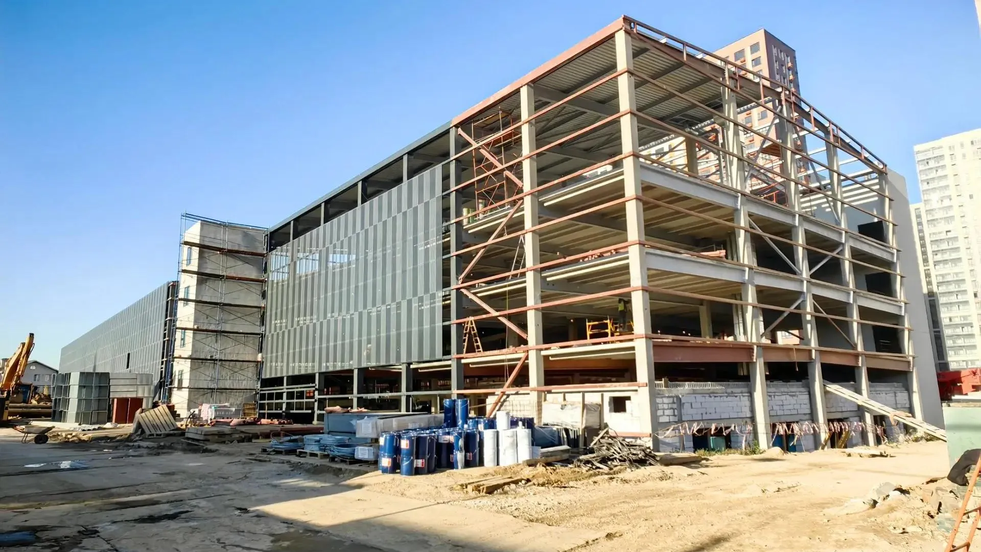 В Ленинском округе строят паркинг на 499 мест для ЖК «Первый Донской»