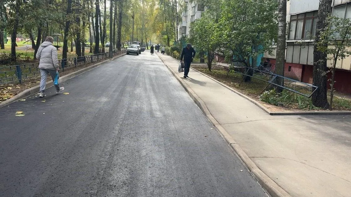 В Долгопрудном завершается ремонт асфальтового покрытия дворовых территорий