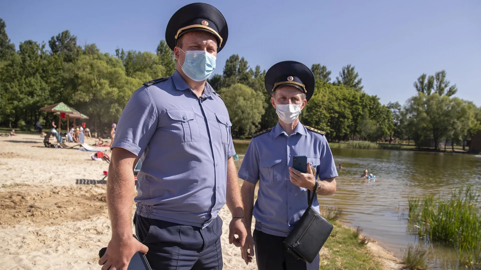 Пляж на Фабричном пруду в Реутове работает без нарушений