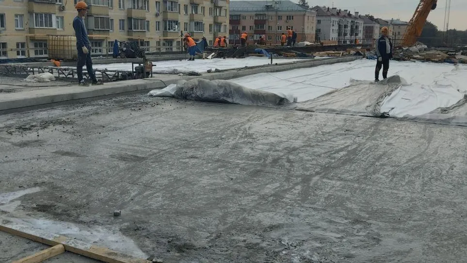 В Люберцах продолжается реконструкция Октябрьского проспекта
