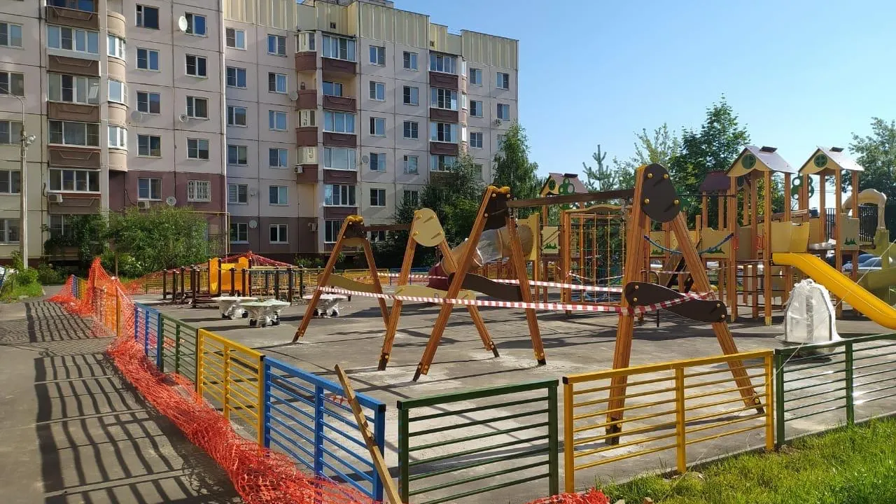 Детскую площадку установят на Симферопольской улице Подольска до 11 июля
