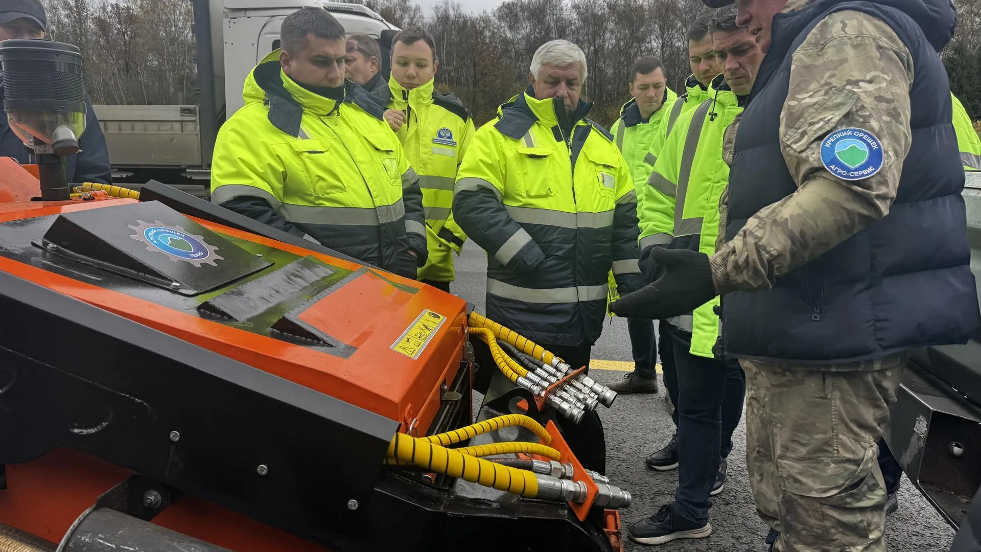 На трассе М-2 «Крым» в Подмосковье завершились испытания роботов-мульчеров